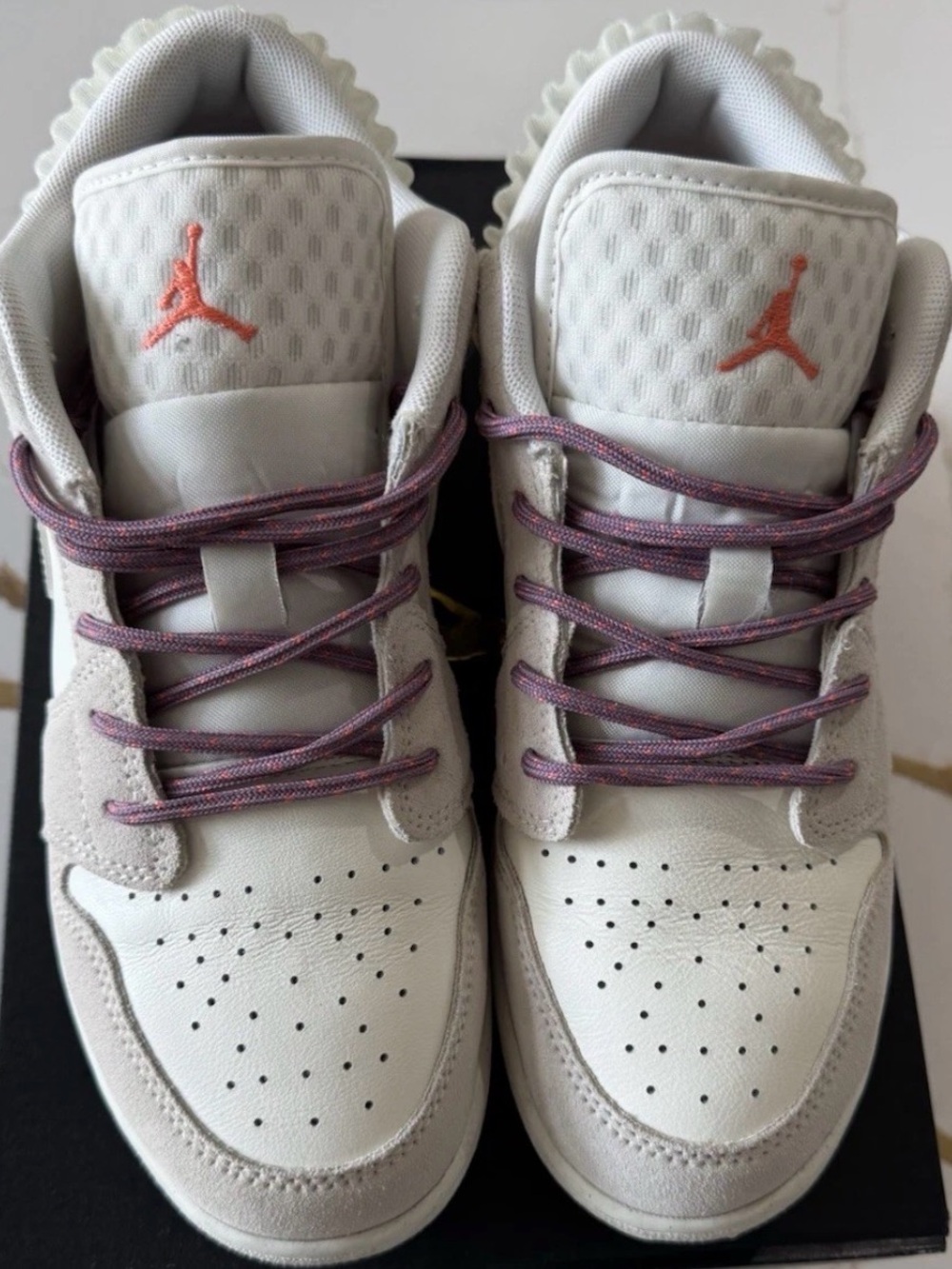 RARE! Nike Air Jordan 1’s, Ruffle/Suede/Cream/Tan, Size 6Y
